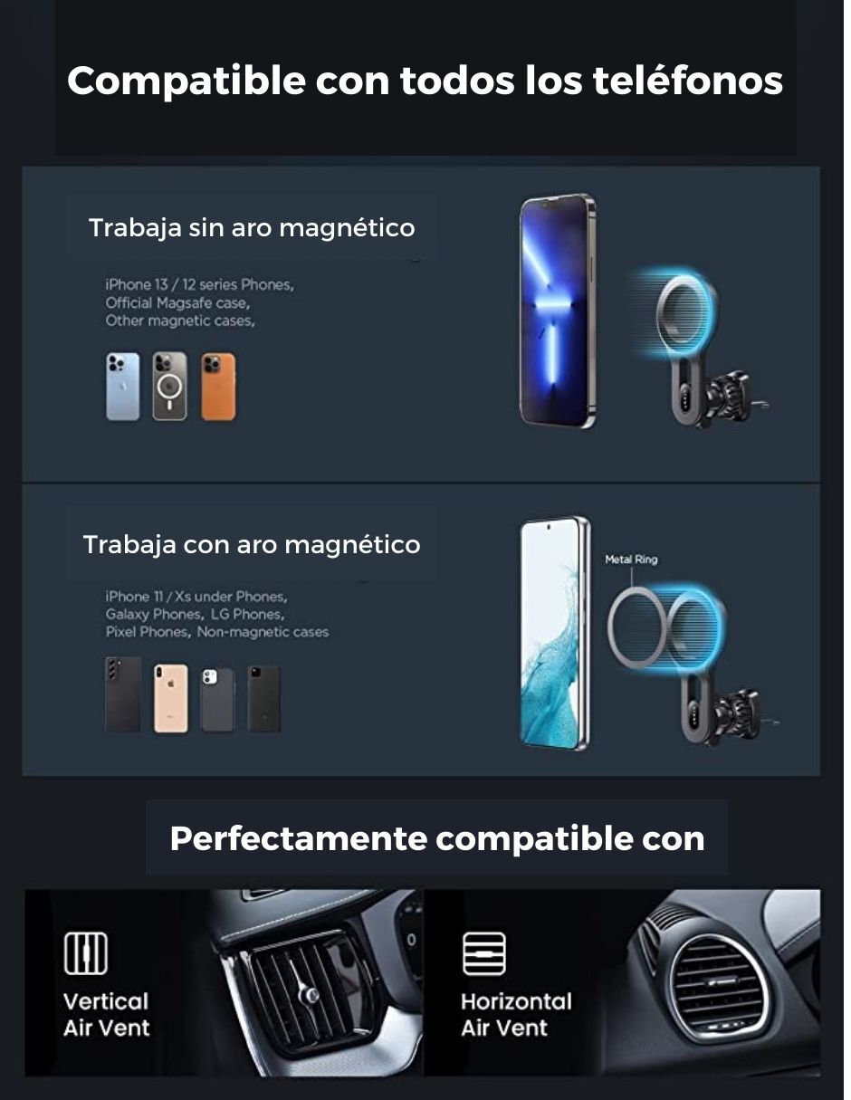 Aro Magnético Soporte de Celular para Auto Lisen