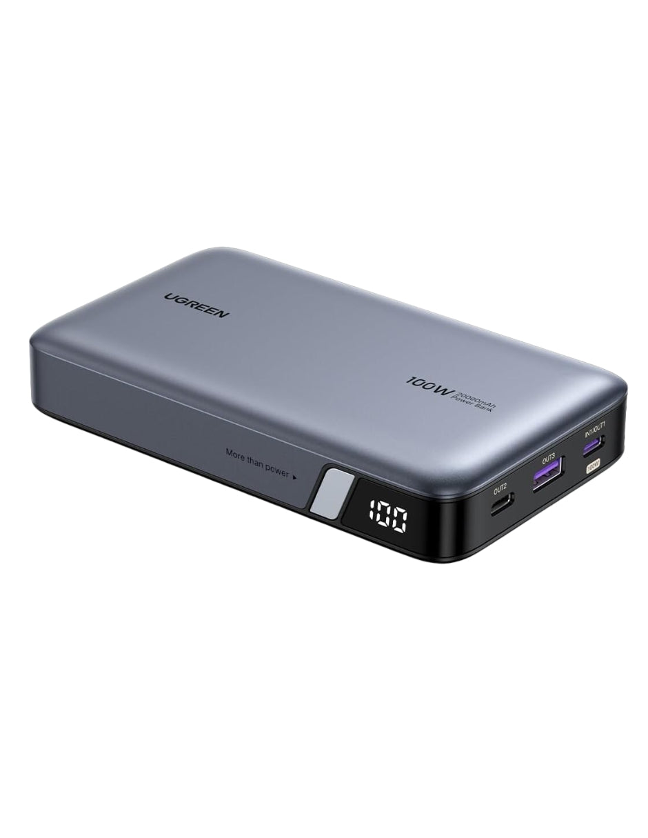 Power Bank Ugreen 25,000 mAh de 145W con pantalla digital