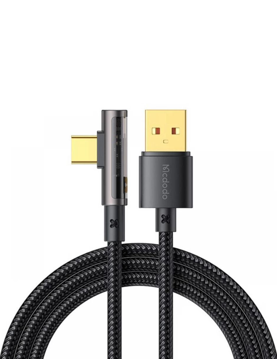 Cable USB-C 100W Mcdodo Prism Series transparente 1.8M