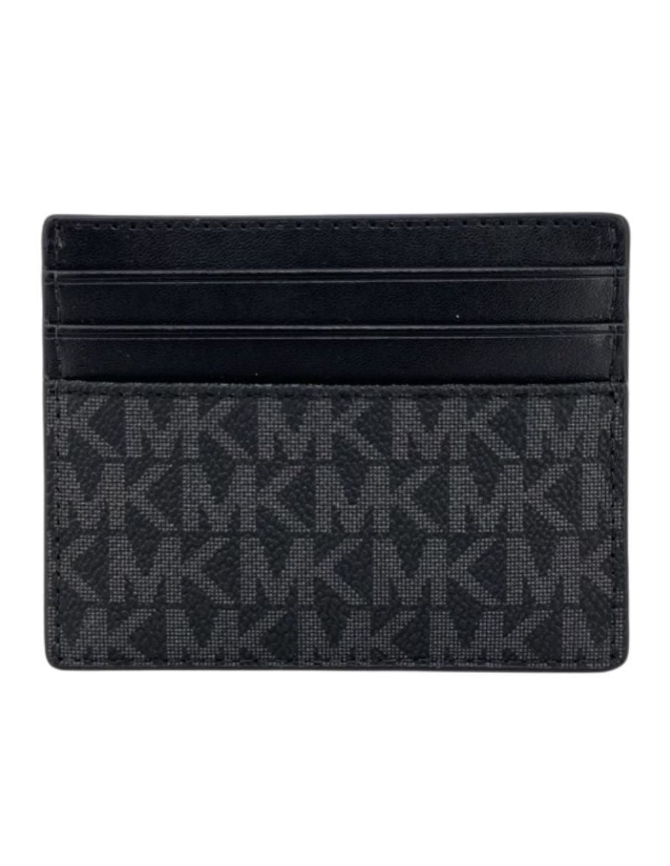 Tarjetero Michael Kors Con Monograma Negro