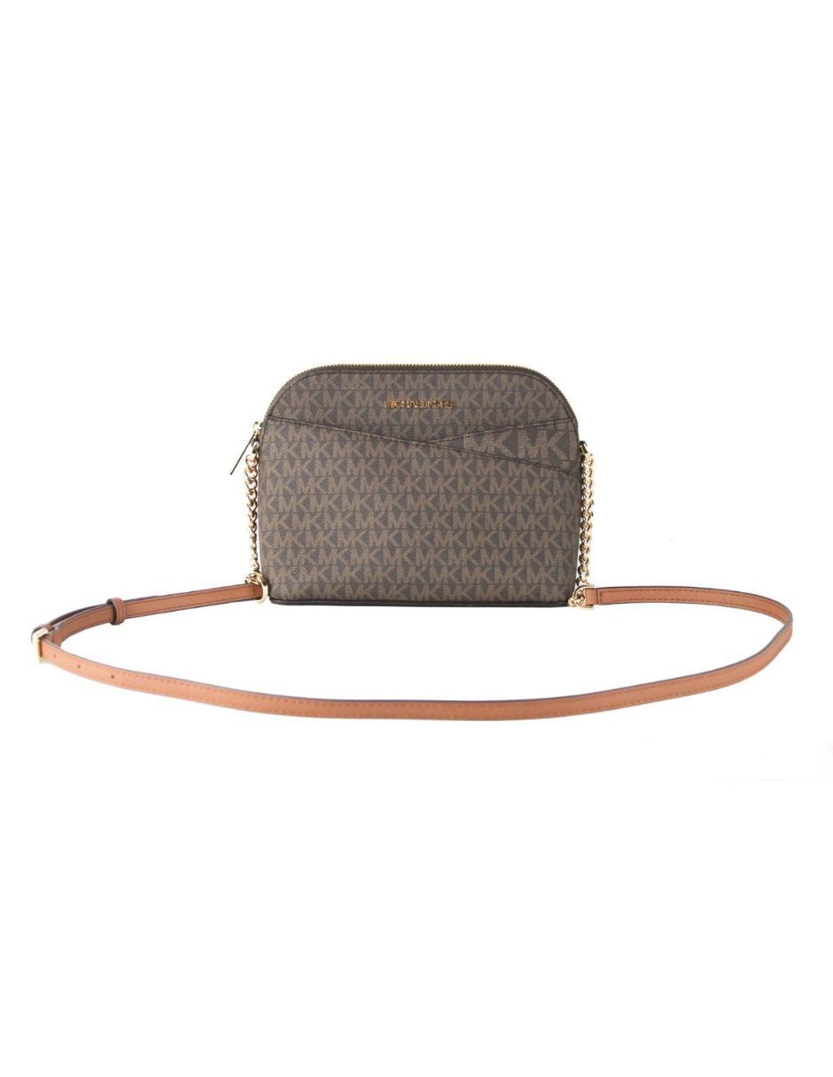 Bolsa Michael Kors Crossbody Jet Set Travel Dome Cafe