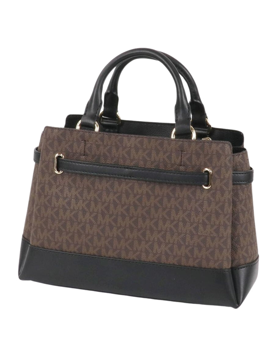 Bolsa Michael Kors Reed Small Satchel Café