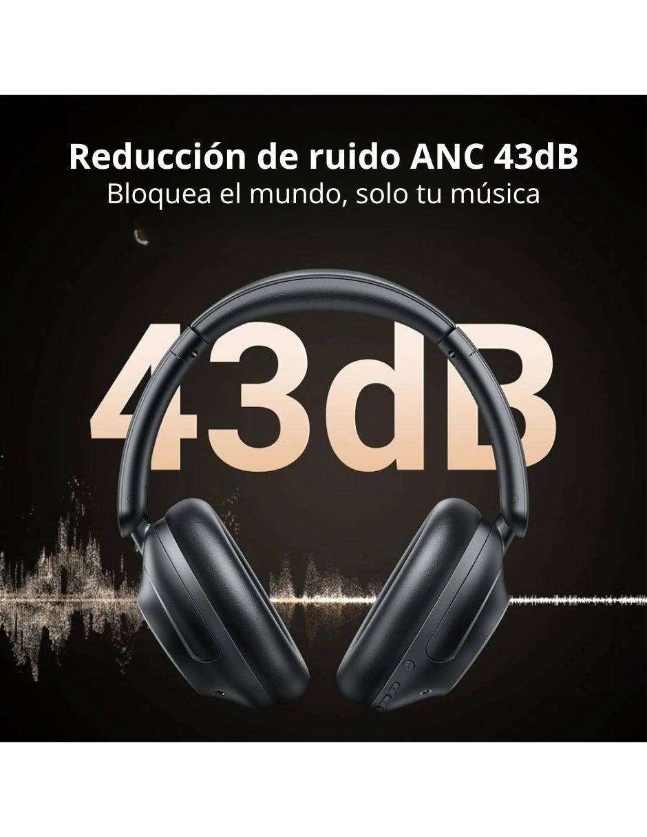 Audífonos de diadema inalámbricos HiTune Max5 UGREEN negros