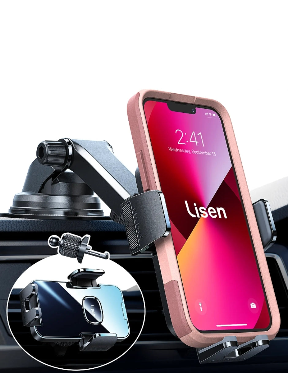 Soporte de Celular para auto 2 en 1 | Chupón y Rendija