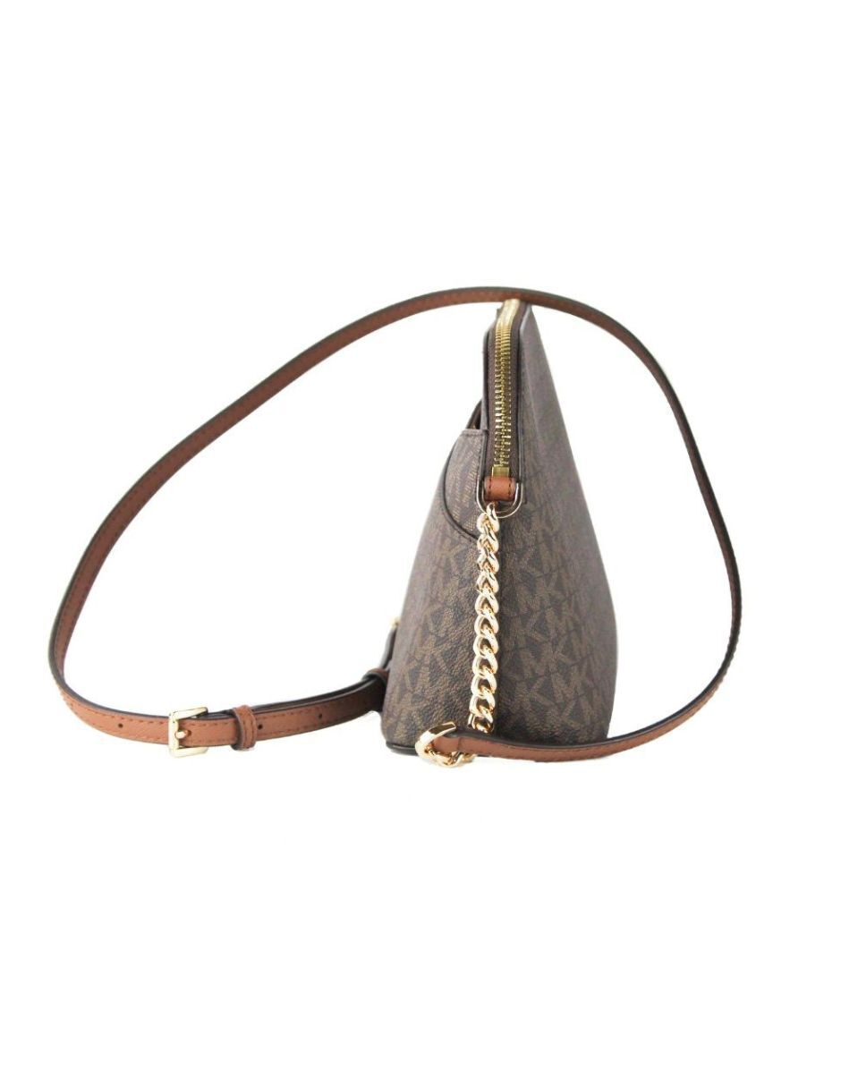 Bolsa Michael Kors Crossbody Jet Set Travel Dome Cafe