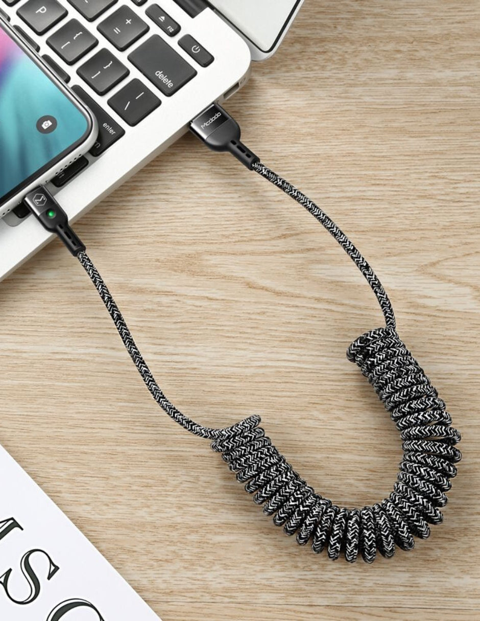 Cable Tipo C Retráctil Carga Rápida 1.8m