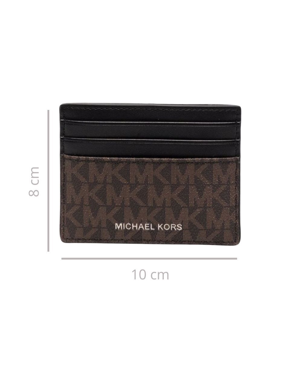 Tarjetero Michael Kors Tall Card Case Cafe