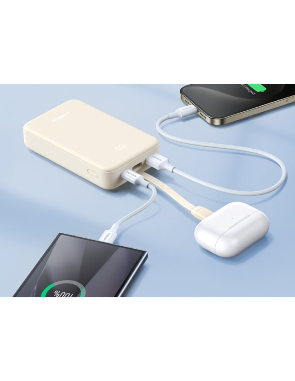 Power Bank Ugreen Nexode 20,000mAh USB-C PD 20W Blanco