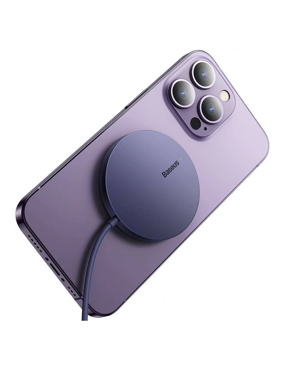 Cargador magnetico Baseus Smple Mini3 15W Morado