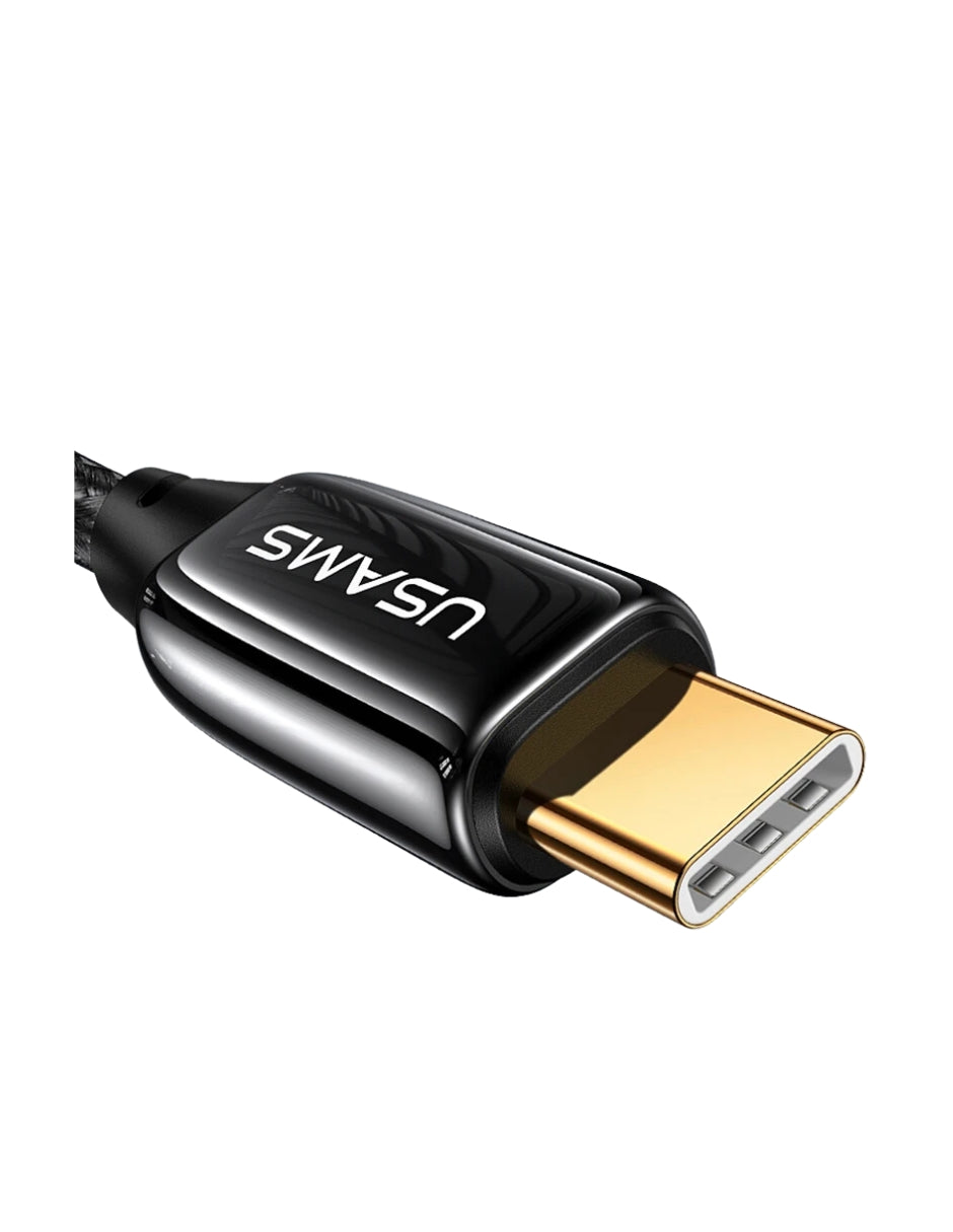 Cable Tipo C a Tipo C PD USAMS 240W 2m Negro