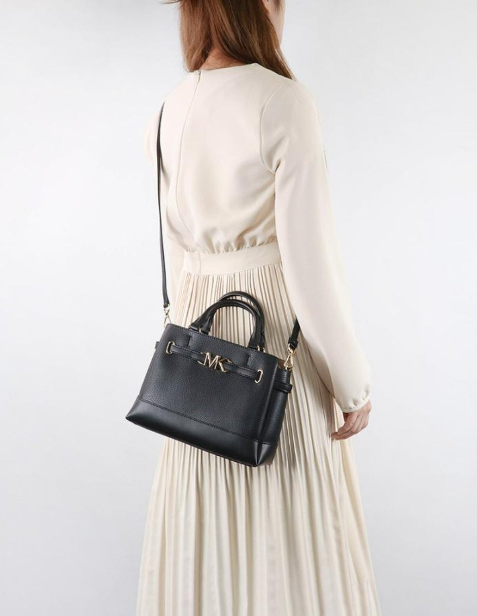 Bolsa Michael Kors Reed Small Satchel Negra