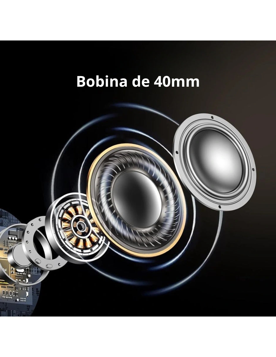 Audífonos de diadema inalámbricos HiTune Max5 UGREEN negros
