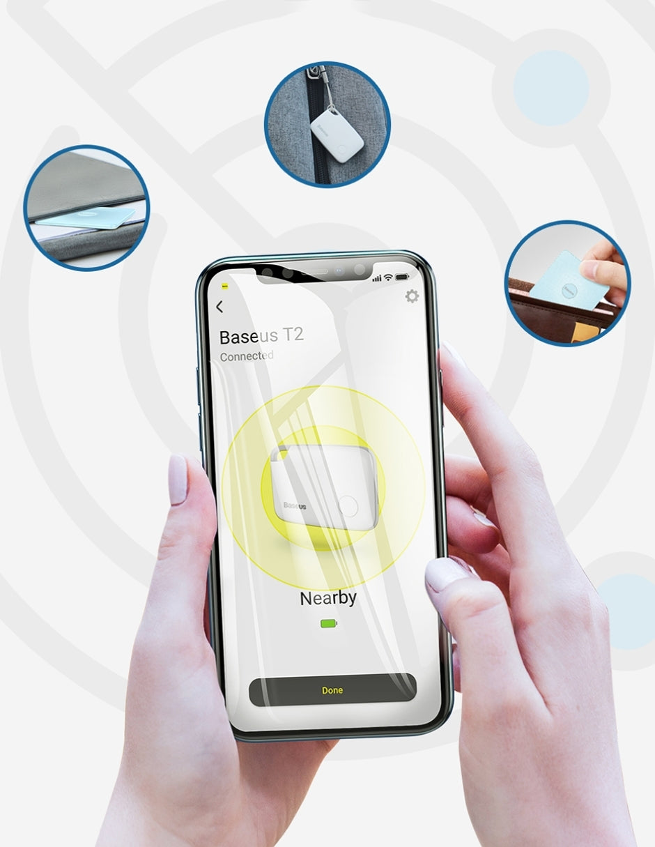 Rastreador inteligente anti perdidas Baseus Intelligent T2