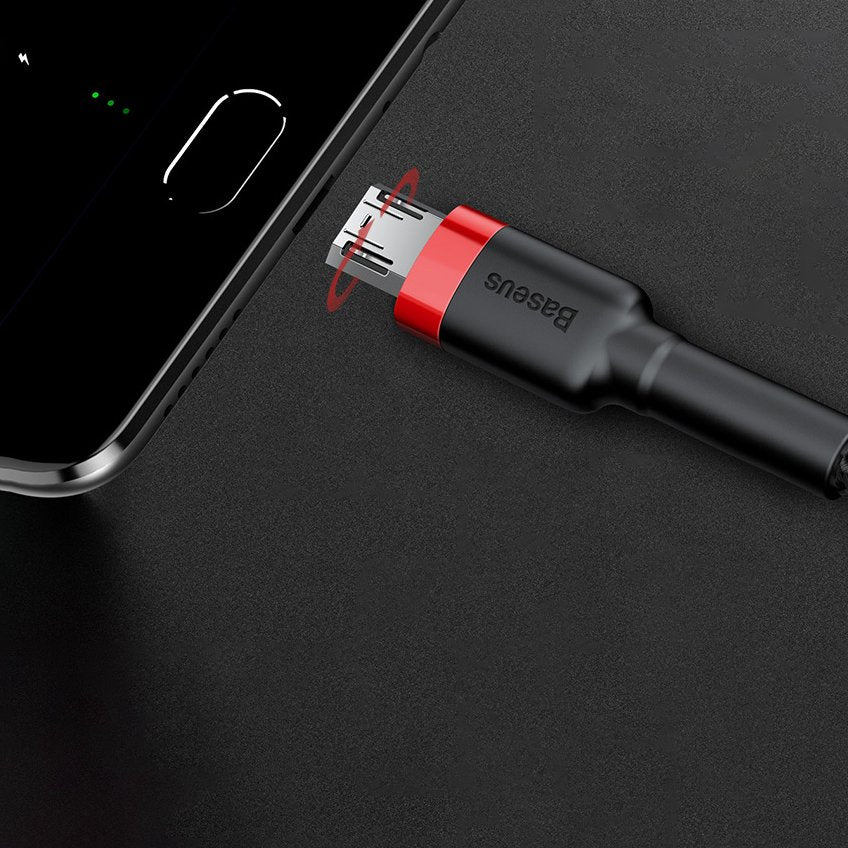 Cable Micro Reforzado Carga Rápida 3 Metros