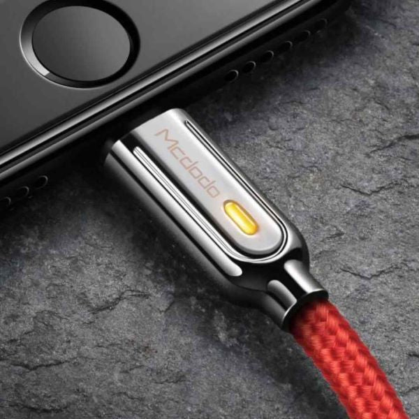 Cable Lightning Autoapagado 1.2 m Rojo