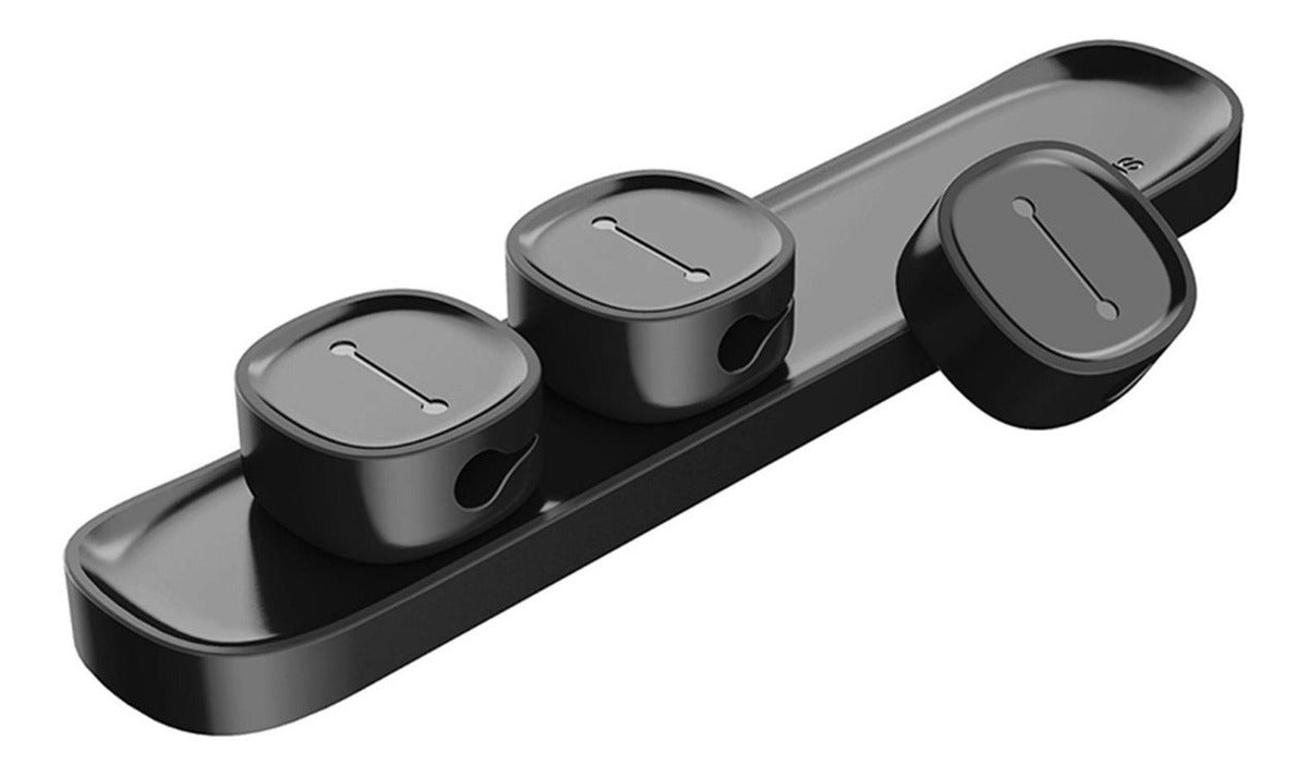 Organizador Adhesivo De Cables Para Escritorio / Auto / Pared