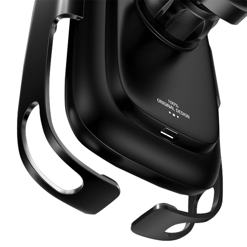 Soporte Baseus Para Auto Con Cargador Inalámbrico Universal