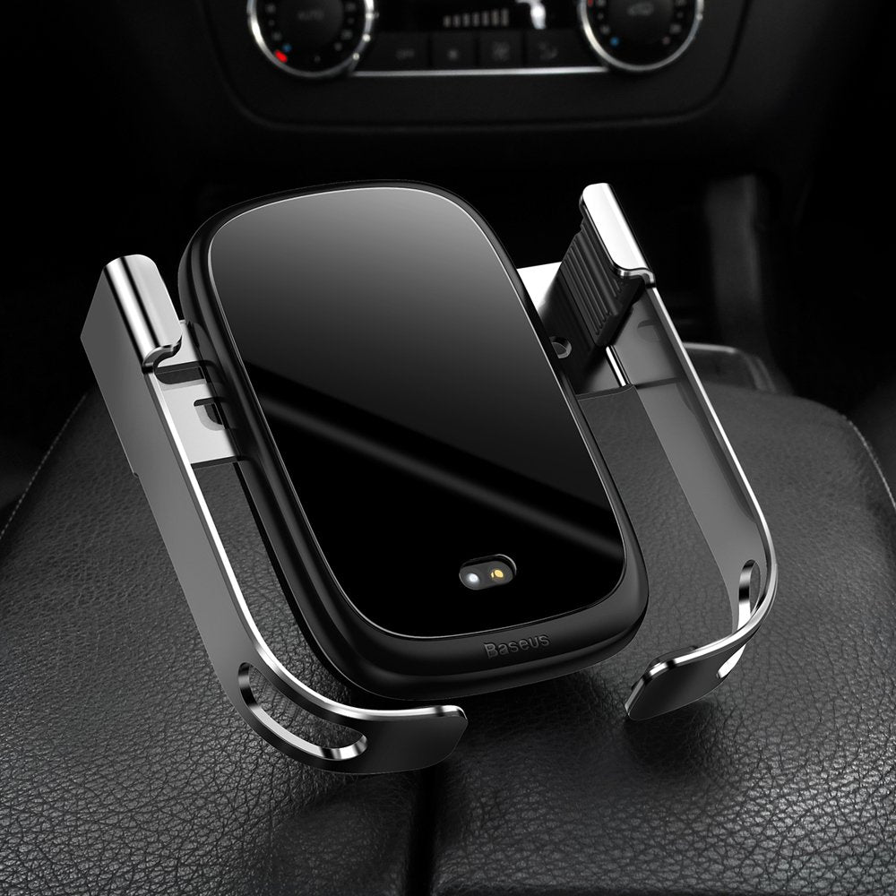 Soporte Baseus Para Auto Con Cargador Inalámbrico Universal