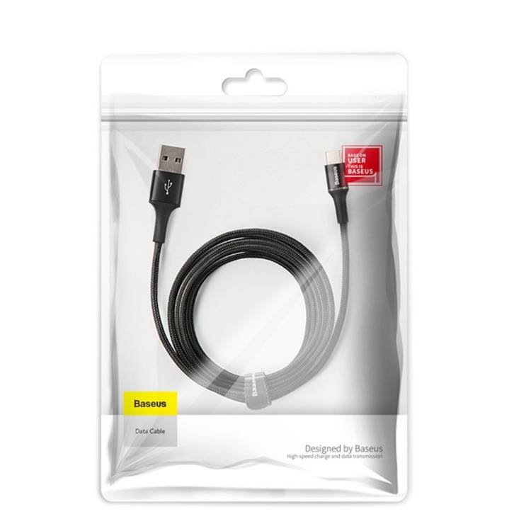 Cable Tipo C Reforzado Carga Rápida Uso Rudo 3 Metros
