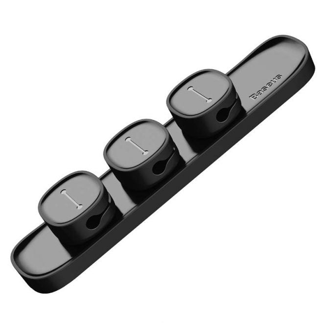 Organizador Adhesivo De Cables Para Escritorio / Auto / Pared