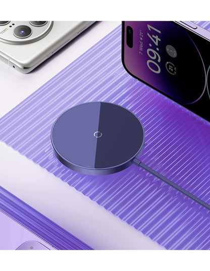 Cargador magnetico Baseus Smple Mini3 15W Morado