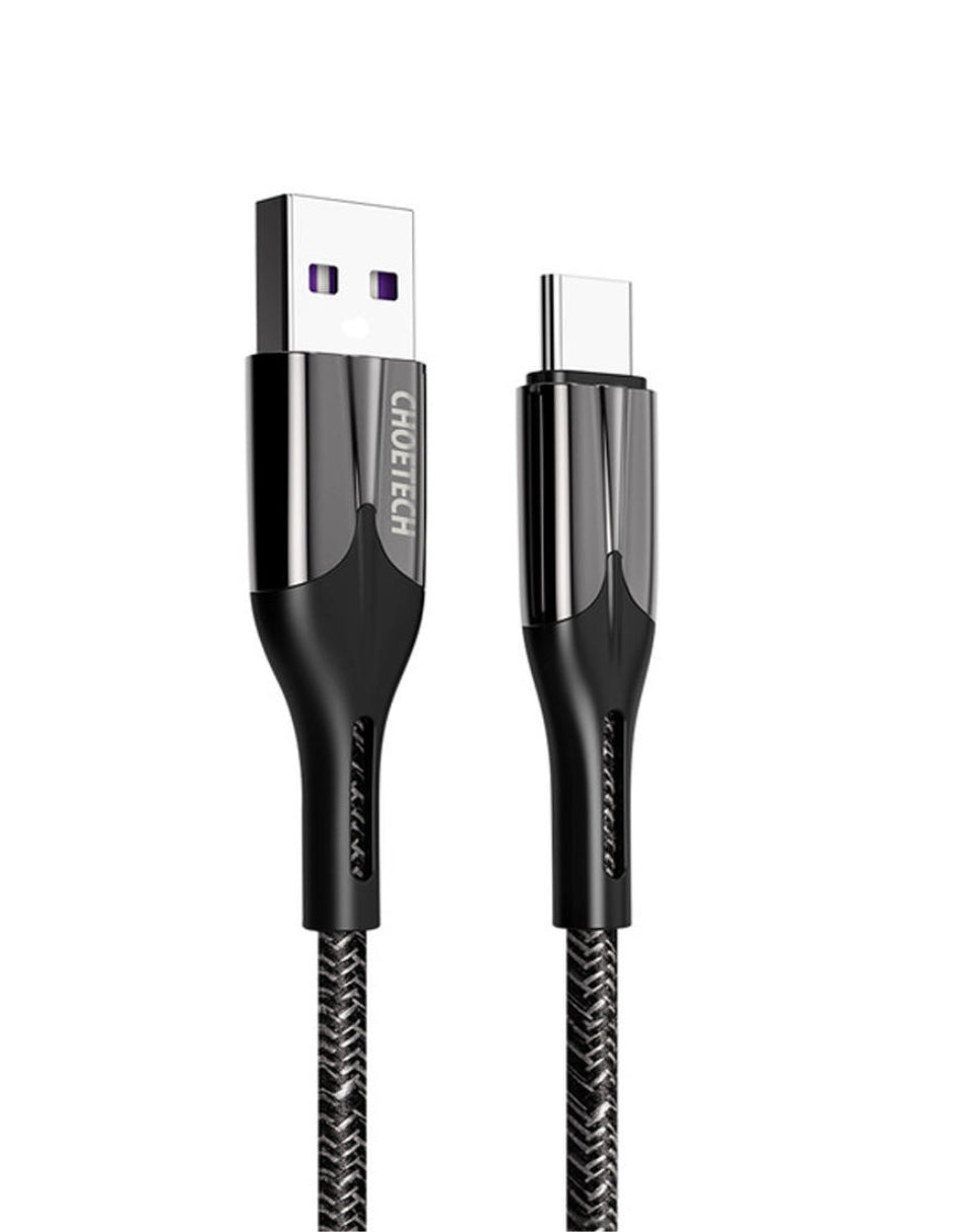 Cable Tipo C de Super Carga Rápida 1.2m Negro
