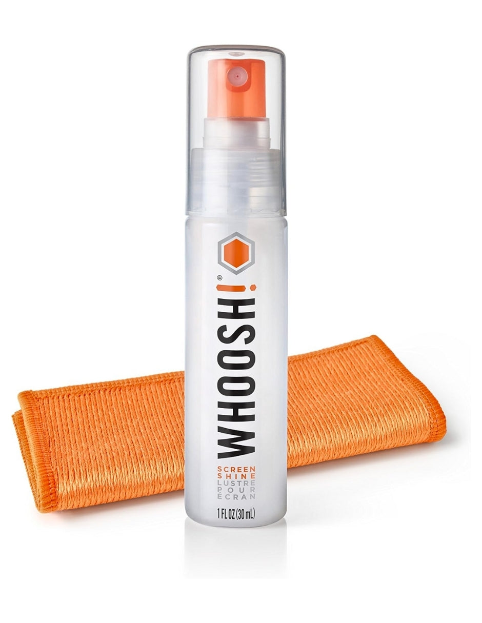 Limpiador de Pantallas Whoosh! 30 ml + 1 paño de micro fibra