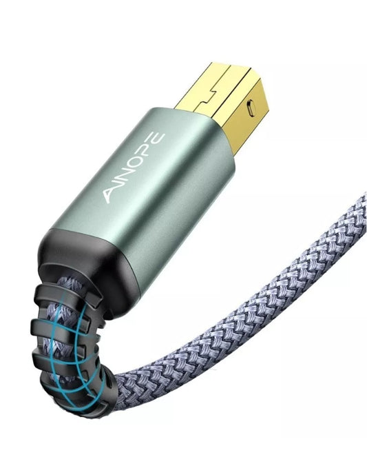 Cable para Impresora USB A a USB B 2m Lisen