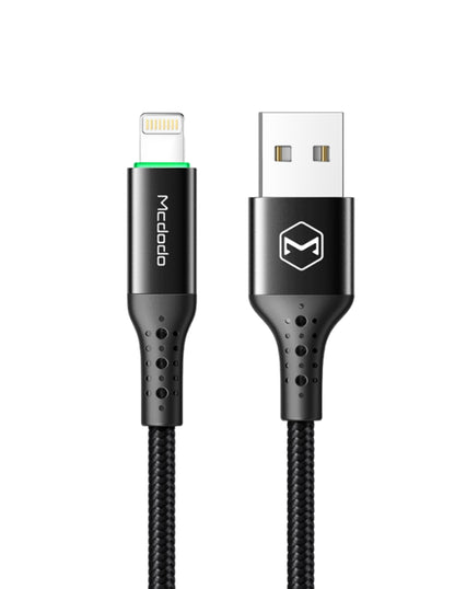 Cable Para iPhone con Led y Desconexión Automática 1.8M