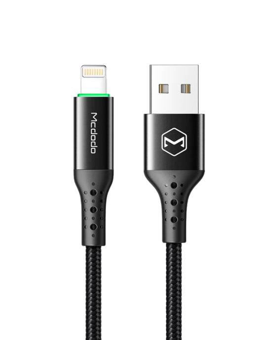 Cable Para iPhone con Led y Desconexión Automática 1.8M