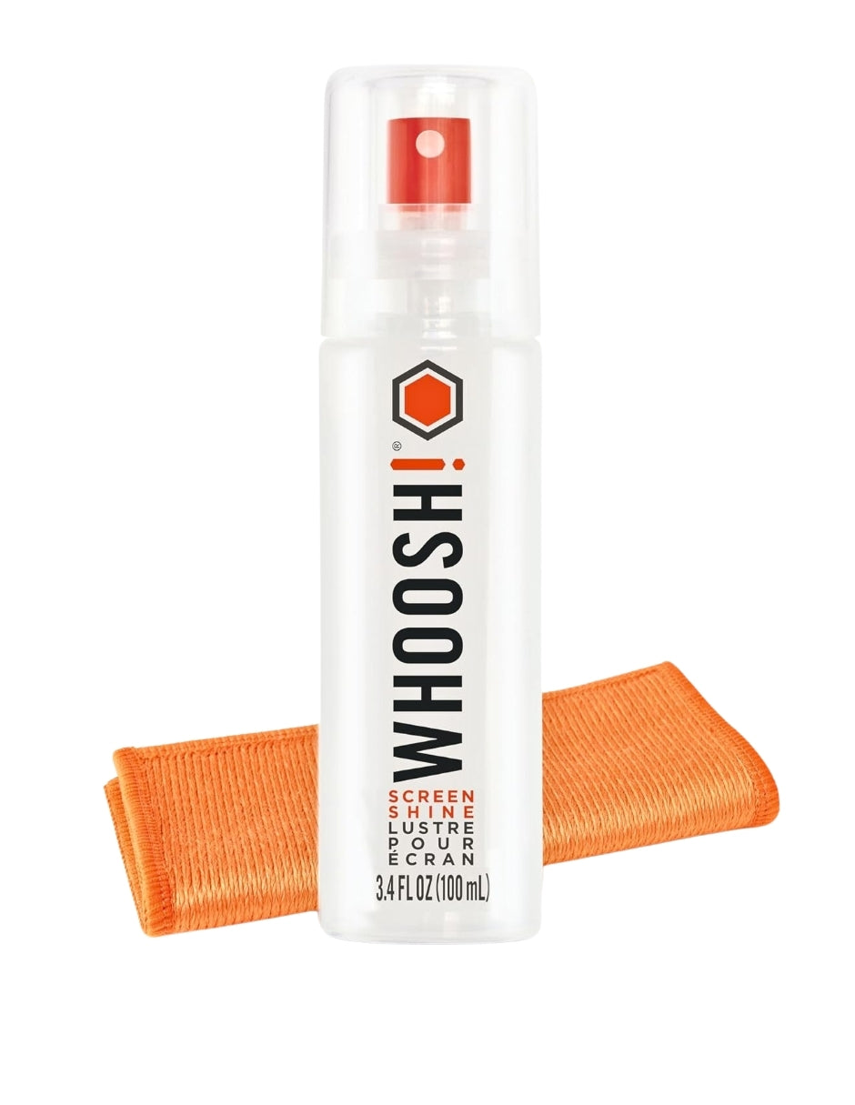 Limpiador de Pantallas Whoosh! 100 ml + 1 paño de micro fibra