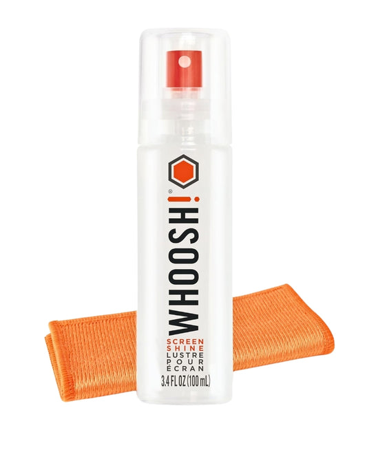 Limpiador de Pantallas Whoosh! 100 ml + 1 paño de micro fibra