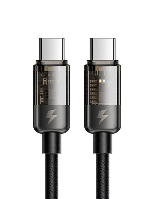 Cable de Carga Rápida USB C a USB C con Auto Apagado