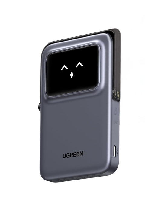 Power Bank Ugreen 10,000mAh MagSafe Mini 7.5W con pantalla Gris