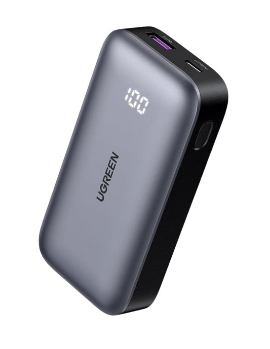 Power Bank Ugreen 10,000mAh USB-C de Carga rápida 30W Gris