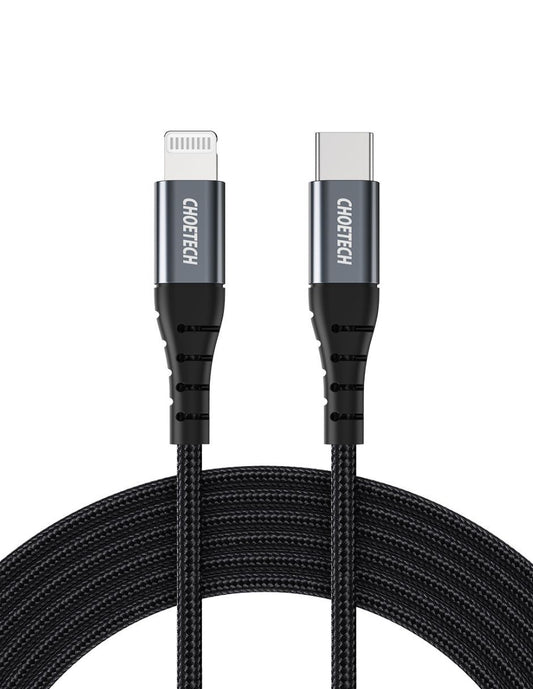 Cable Carga Rapida Reforzado Tipo C a Lightning 1.2m