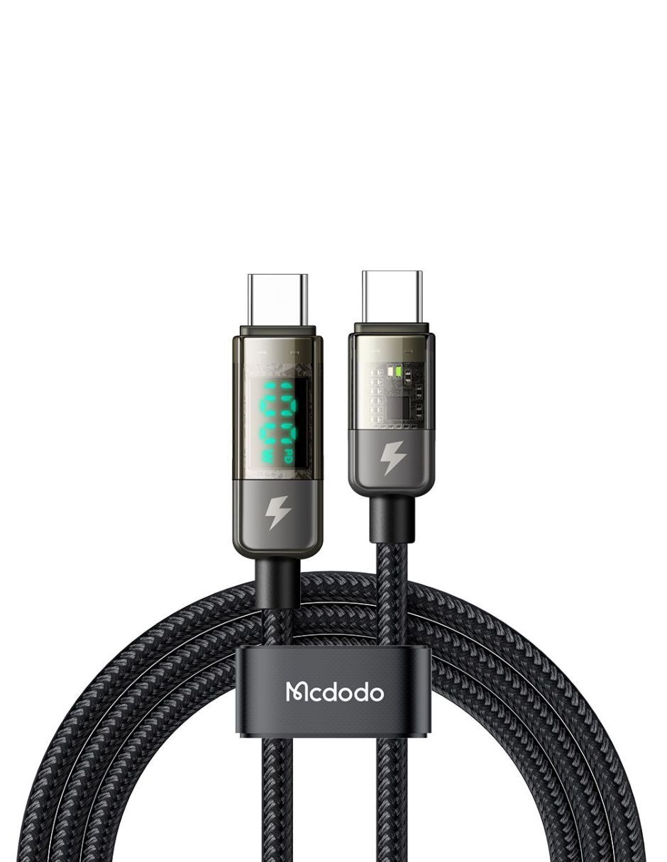 Cable USB C a USB C de Carga Rápida 100W con Auto apagado