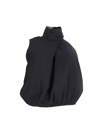 Blusa cuello halter asimétrica Behla