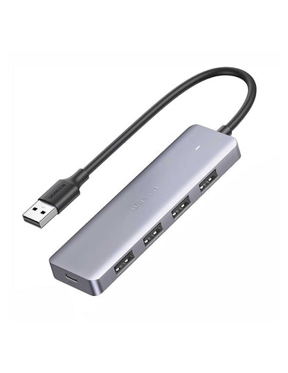 UGREEN HUB USB-A a 4 Puertos USB-A 3.0 Gris