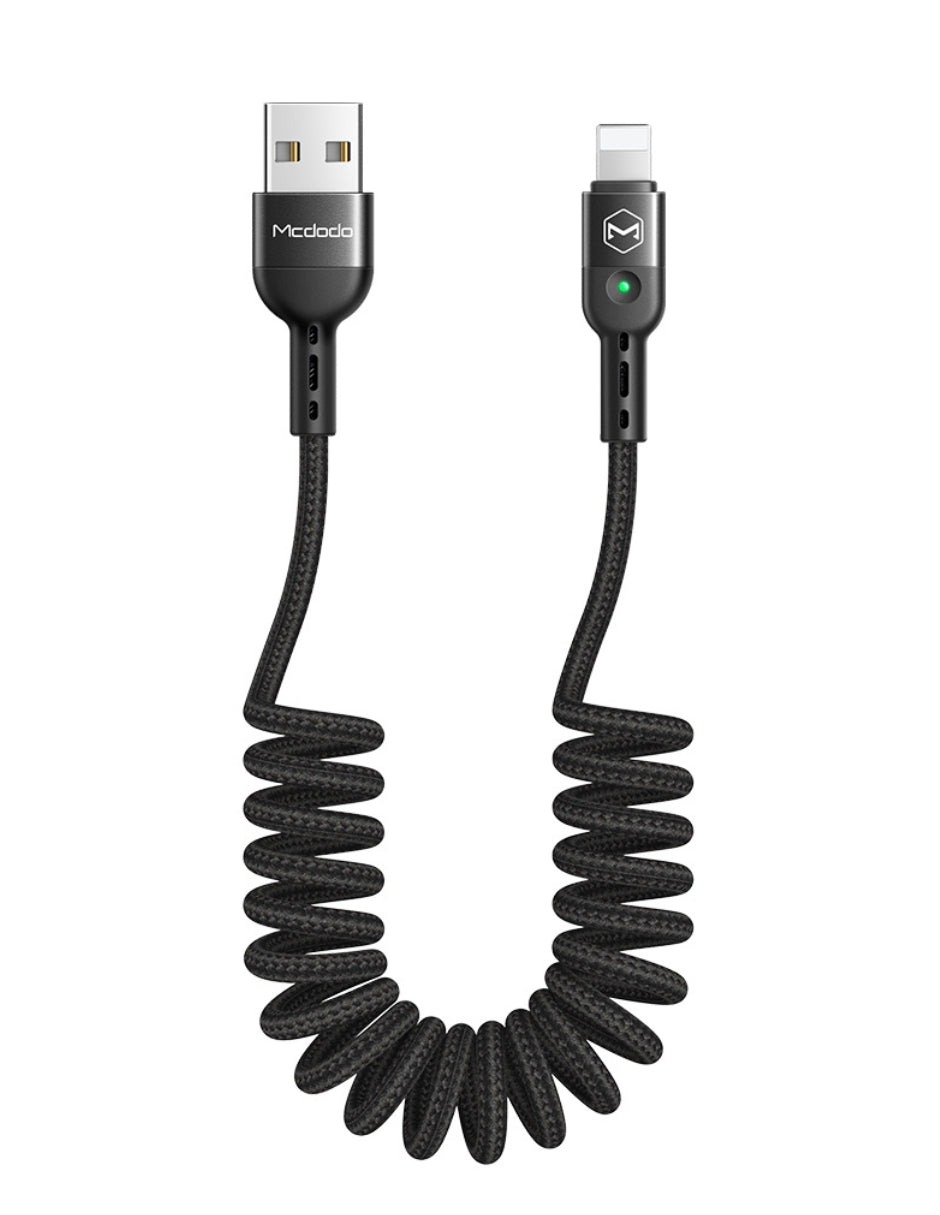 Cable para iPhone Retractable con Carga Rápida de 1.8m