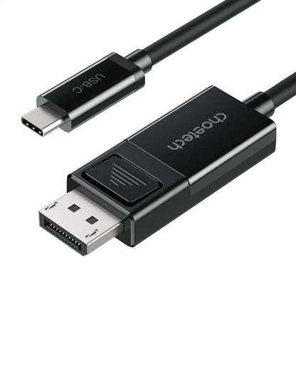 Cable USB Tipo C a DP 8K a 30Hz 1.8m Negro