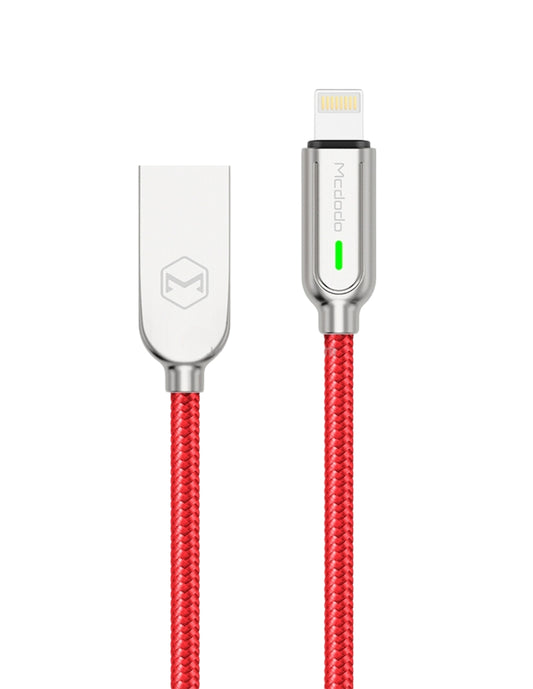 Cable Lightning Autoapagado 1.2 m Rojo