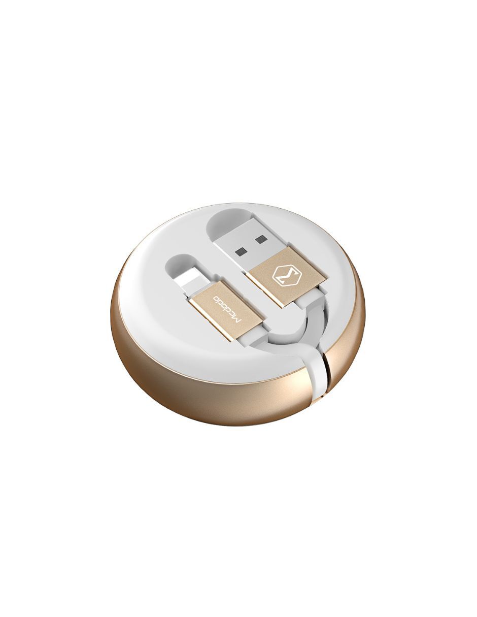 Cable para iPhone Retráctil Carga Rápida Compacto 90 cm