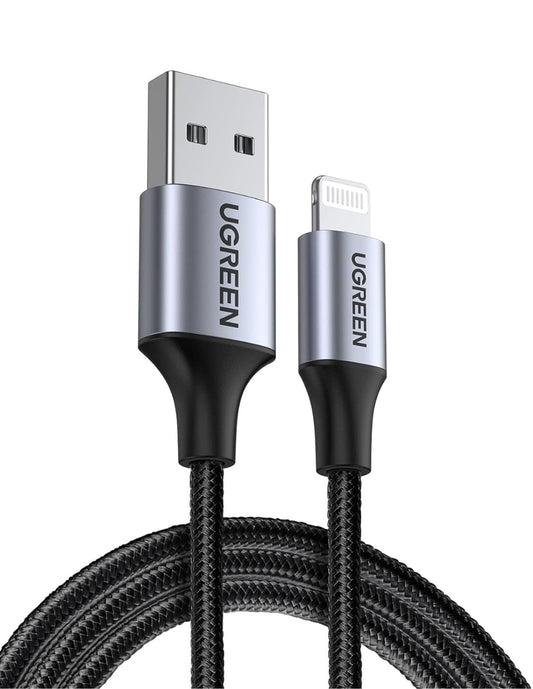 UGREEN Cable USB-A a Lightning  MFI 1m Negro