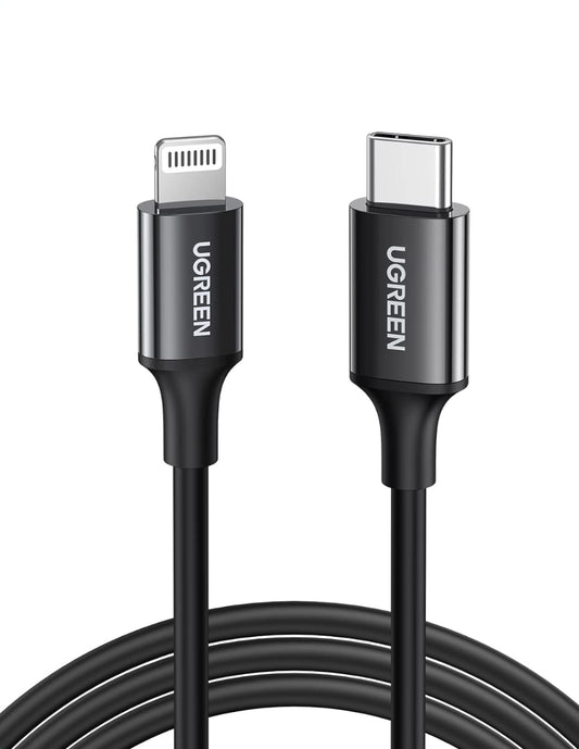 UGREEN Cable Usb C a Lightning MFI, Carga Rápida 1m