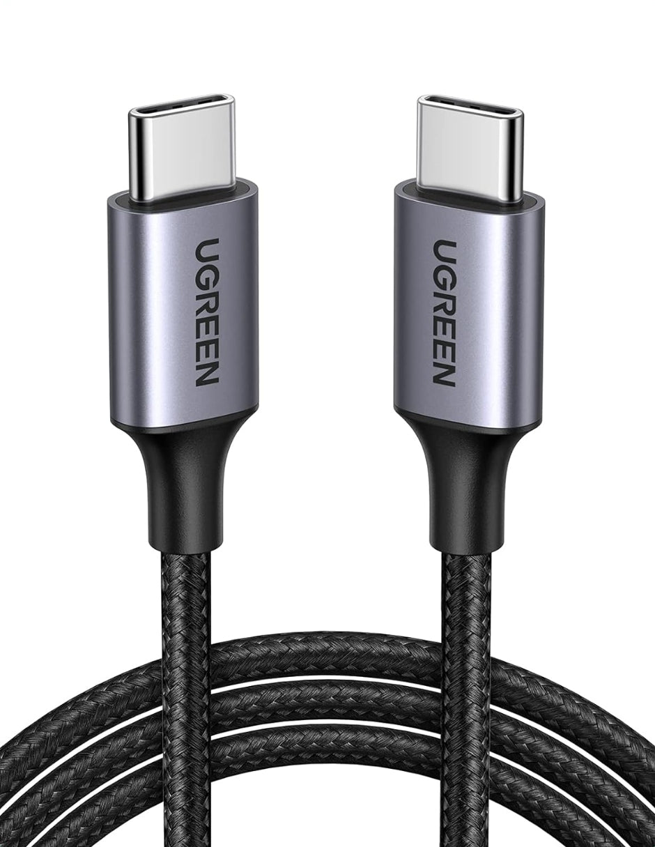UGREEN Cable USB-C a USB-C 60W Reversible 1m Negro