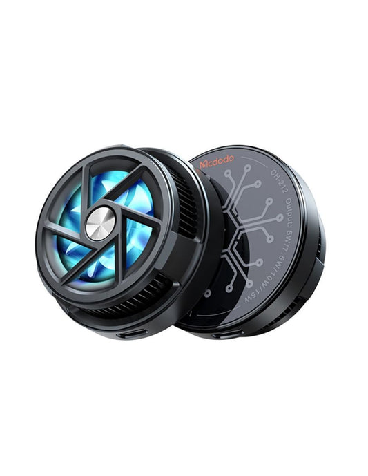 Cargador Inalambrico de Carga Rápida 15w con Ventilador Gamer