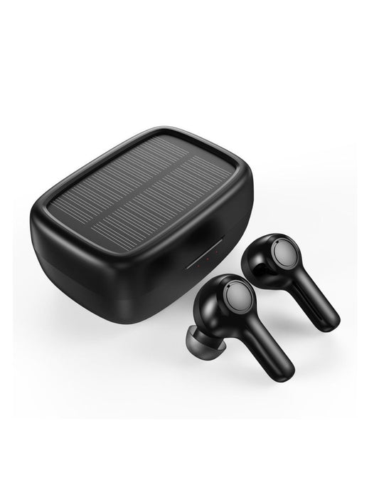 Audifonos Bluetooth con Estuche de Carga Solar
