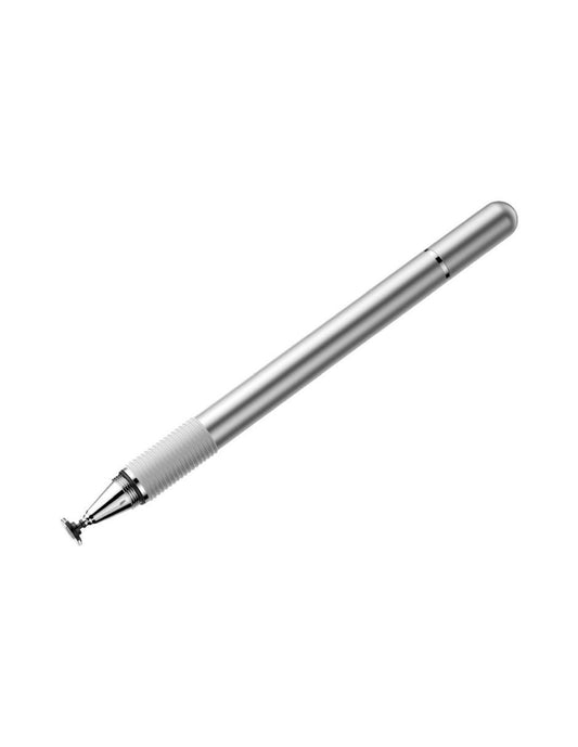 Lapiz Optico para Tablet y Smartphone con Boligrafo Gris
