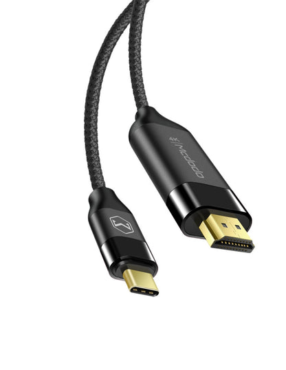 Cable USB Tipo C a HDMI 4K Reforzado con Chapa de Oro 2m